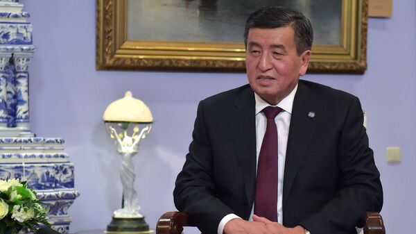 Президент Киргизии Сооронбай Жээнбеков Президент Киргизии Сооронбай Жээнбеков