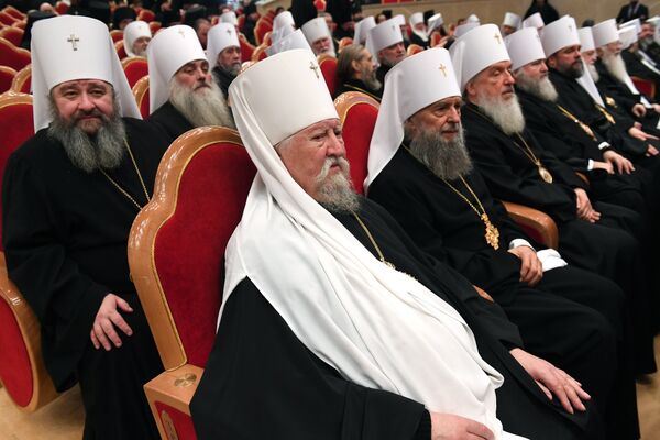 Заключительное торжественное заседание Архиерейского собора РПЦ Заключительное торжественное заседание Архиерейского собора РПЦ