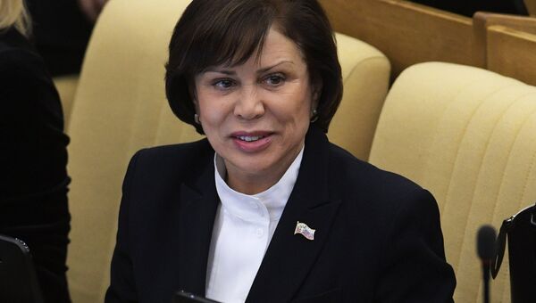 Заместитель председателя комитета Государственной Думы РФ по международным делам Ирина Роднина. Архивное фото Заместитель председателя комитета Государственной Думы РФ по международным делам Ирина Роднина. Архивное фото