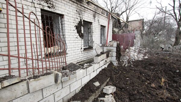 Последствия обстрела в городе Ясиноватая. 21 декабря 2017 Последствия обстрела в городе Ясиноватая. 21 декабря 2017