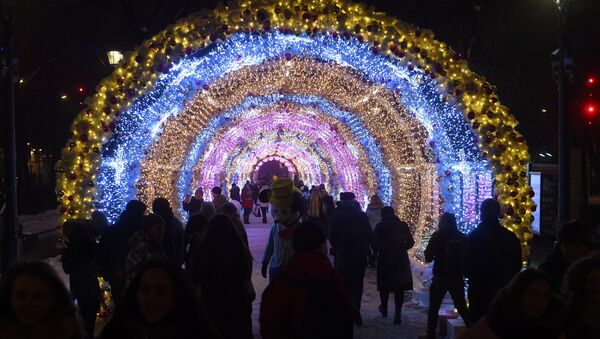 Новогодняя иллюминация в Москве Новогодняя иллюминация в Москве