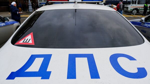 В Пермском крае в автомобиль ДПС прилетело оторвавшееся колесо КамАЗа