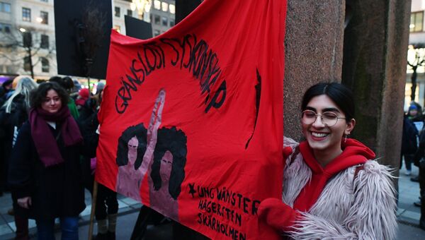 Акция в Стокгольме против насилия Акция в Стокгольме против насилия