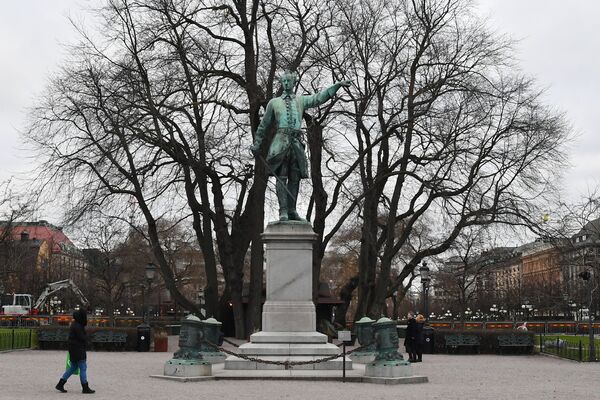 Памятник Карлу XII в Стокгольме Памятник Карлу XII в Стокгольме