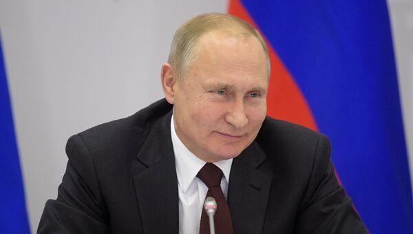 Президент РФ Владимир Путин. 17 января 2018 Президент РФ Владимир Путин. 17 января 2018