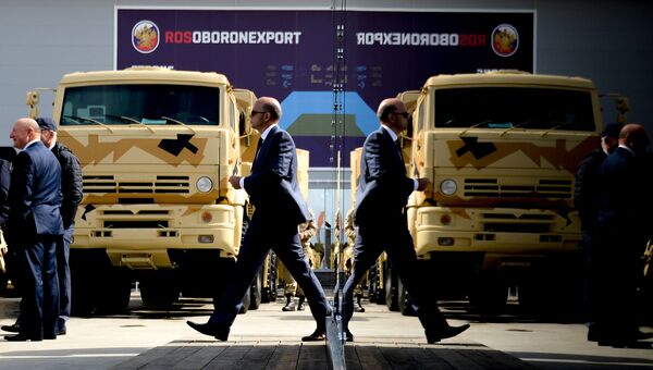 Стенд ОАО Рособоронэкспорт на форуме Армия. Архивное фото Стенд ОАО Рособоронэкспорт на форуме Армия. Архивное фото