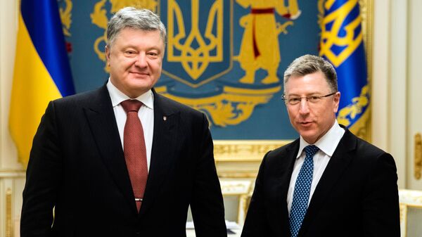 Встреча президента Украины Петр Порошенко с спецпредставителем США Куртом Волкером Встреча президента Украины Петр Порошенко с спецпредставителем США Куртом Волкером