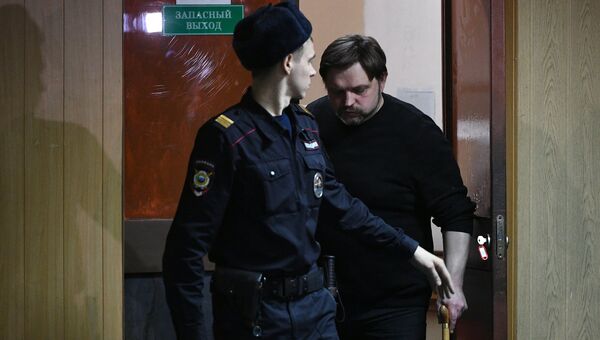Экс-губернатор Кировской области Никита Белых во время оглашения приговора в Пресненском суде Москвы. 1 февраля 2018 Экс-губернатор Кировской области Никита Белых во время оглашения приговора в Пресненском суде Москвы. 1 февраля 2018