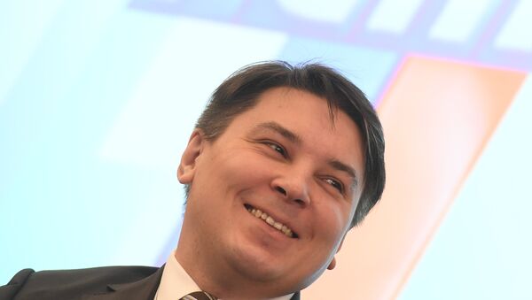 Замминистр финансов России Илья Трунин на неделе российского бизнеса в Москве. 5 февраля 2018 Замминистр финансов России Илья Трунин на неделе российского бизнеса в Москве. 5 февраля 2018