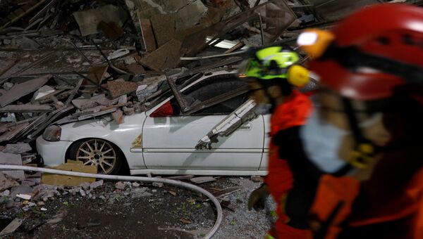 Ликвидация последствий землетрясения в уезде Хуалянь на Тайване Ликвидация последствий землетрясения в уезде Хуалянь на Тайване