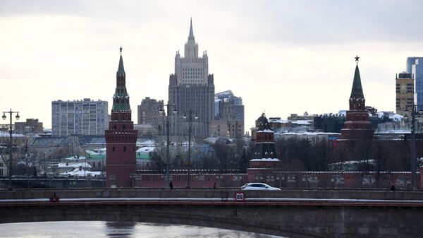 Здание министерства иностранных дел РФ в Москве. Архивное фото Здание министерства иностранных дел РФ в Москве. Архивное фото