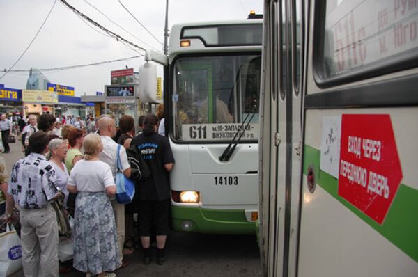 Работа общественного транспорта. Архив Работа общественного транспорта. Архив