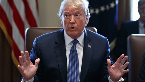 Президент США Дональд Трамп в Белом доме. Архивное фото Президент США Дональд Трамп в Белом доме. Архивное фото