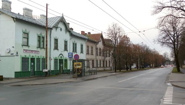 Улица Бикерниеку в Риге Улица Бикерниеку в Риге