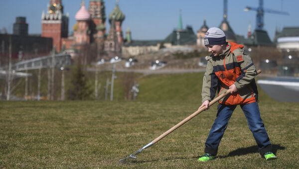 Фото субботника в селе