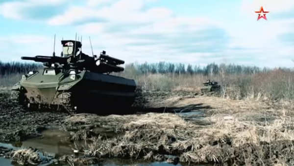 Испытания боевого комплекса Уран-9 Испытания боевого комплекса Уран-9
