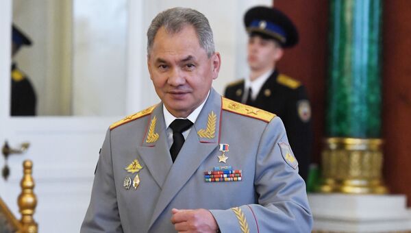 Министр обороны РФ Сергей Шойгу после церемонии инаугурации президента РФ Владимира Путина. 7 мая 2018 Министр обороны РФ Сергей Шойгу после церемонии инаугурации президента РФ Владимира Путина. 7 мая 2018
