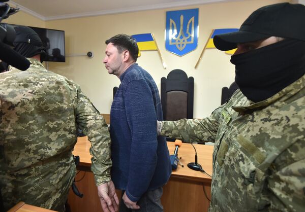 Арестованный Кирилл Вышинский после заседания суда в Херсоне Арестованный Кирилл Вышинский после заседания суда в Херсоне
