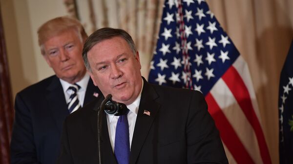 Госсекретарь США Майк Помпео. Архивное фото Госсекретарь США Майк Помпео. Архивное фото
