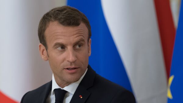 Президент Франции Эммануэль Макрон Президент Франции Эммануэль Макрон