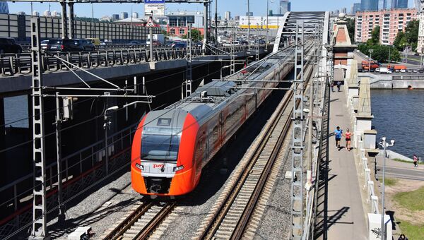 Электропоезд Ласточка Московском центральном кольце Электропоезд Ласточка Московском центральном кольце
