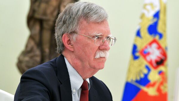 Советник президента США по вопросам национальной безопасности Джон Болтон. Архивное фото Советник президента США по вопросам национальной безопасности Джон Болтон. Архивное фото