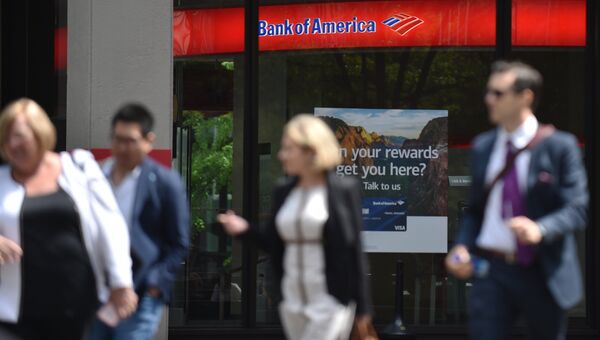 Офис Bank of America в Нью-Йорке. Архивное фото Офис Bank of America в Нью-Йорке. Архивное фото