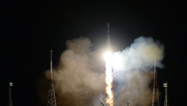 Запуск РН «Союз-2.1А» С ТГК «Прогресс МС-09» с космодрома Байконур Запуск РН «Союз-2.1А» С ТГК «Прогресс МС-09» с космодрома Байконур