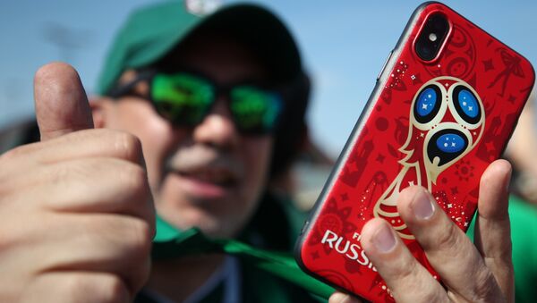 Болельщик на чемпионате мира по футболу в России Болельщик на чемпионате мира по футболу в России