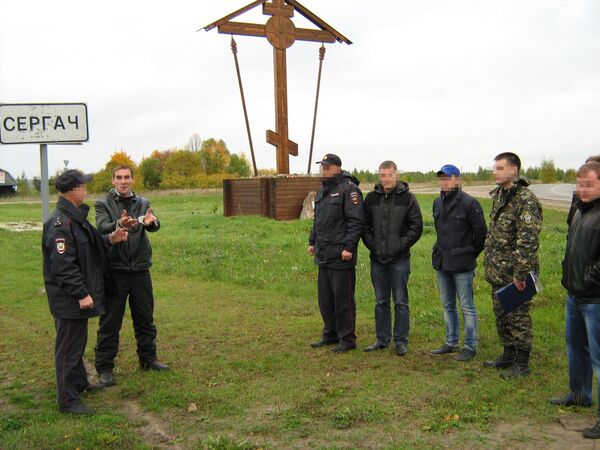 Раиль Якубов на следственном эксперименте Раиль Якубов на следственном эксперименте