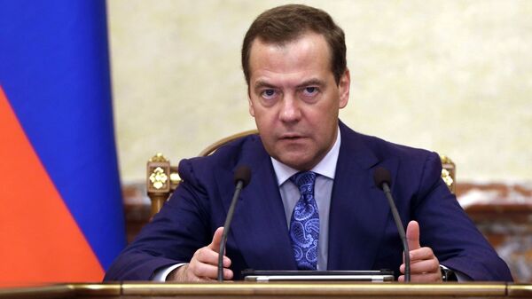 Дмитрий Медведев проводит совещание. Архивное фото Дмитрий Медведев проводит совещание. Архивное фото