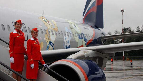 Самолет авиакомпании Аэрофлот Самолет авиакомпании Аэрофлот