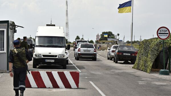 Автомобильный пункт пропуска Джанкой на российско-украинской границе Автомобильный пункт пропуска Джанкой на российско-украинской границе