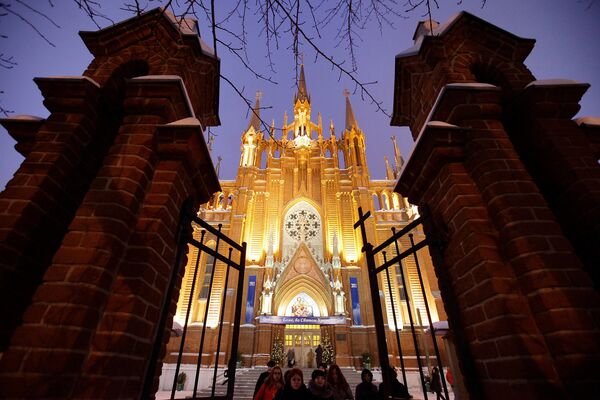 Празднование католического Рождества Празднование католического Рождества