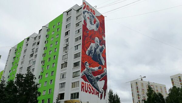 Граффити с Дзюбой, Черчесовым и Акинфеевым в Самаре Граффити с Дзюбой, Черчесовым и Акинфеевым в Самаре