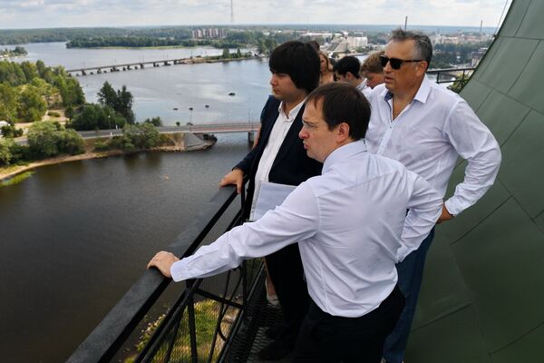 Министр культуры РФ Владимир Мединский в Выборге Министр культуры РФ Владимир Мединский в Выборге