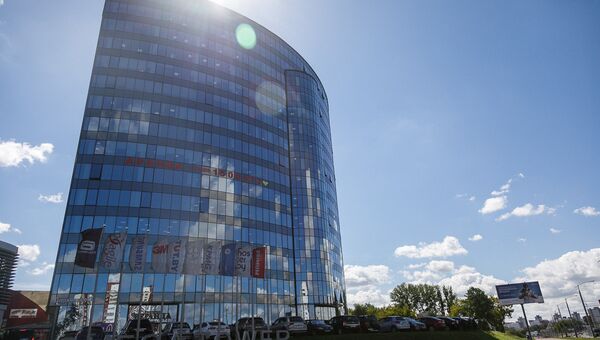 Бизнес-центр Omega Tower на проспекте Дзержинского в Минске, где расположен офис TUT.BY. Архивное фото Бизнес-центр Omega Tower на проспекте Дзержинского в Минске, где расположен офис TUT.BY. Архивное фото