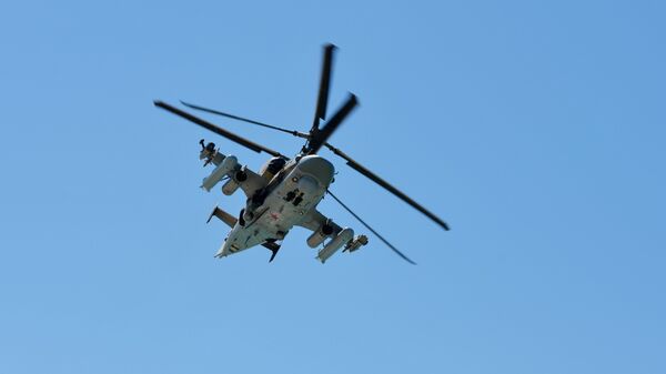 Вертолет Ка-52 Аллигатор 4-й армии ВВС РФ Вертолет Ка-52 Аллигатор 4-й армии ВВС РФ