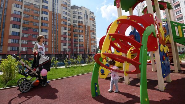 Детская площадка в Южном Бутово Детская площадка в Южном Бутово