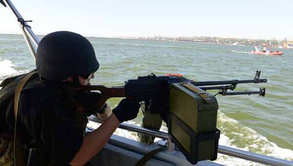 Береговая охрана Украины во время патрулирования Азовского моря. Архивное фото Береговая охрана Украины во время патрулирования Азовского моря. Архивное фото