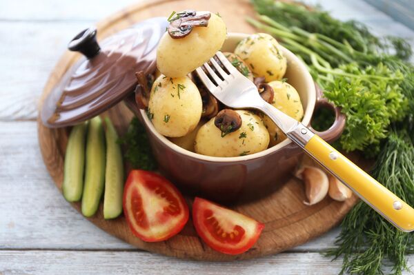 Отварной картофель Отварной картофель