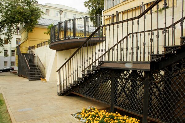 Лестницы в парке Горка Лестницы в парке Горка