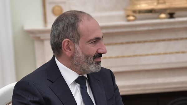 Премьер-министр Армении Никол Пашинян во время встречи с президентом РФ Владимиром Путиным в Кремле Премьер-министр Армении Никол Пашинян во время встречи с президентом РФ Владимиром Путиным в Кремле