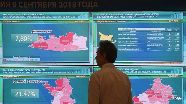 В Информационном центре ЦИК России В Информационном центре ЦИК России