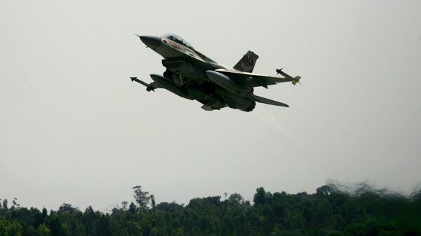 Израильский истребитель F-16 Израильский истребитель F-16