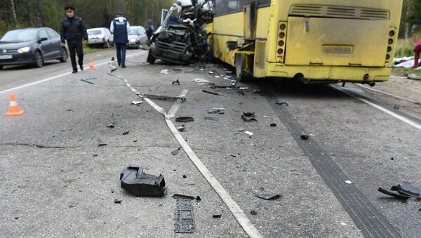 На месте ДТП в Тверской области. 5 октября 2018 На месте ДТП в Тверской области. 5 октября 2018