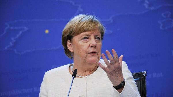 Канцлер Германии Ангела Меркель выступает на 12-м Азиатско-европейском саммите (ASEM) в Брюсселе. 18 октября 2018 Канцлер Германии Ангела Меркель выступает на 12-м Азиатско-европейском саммите (ASEM) в Брюсселе. 18 октября 2018