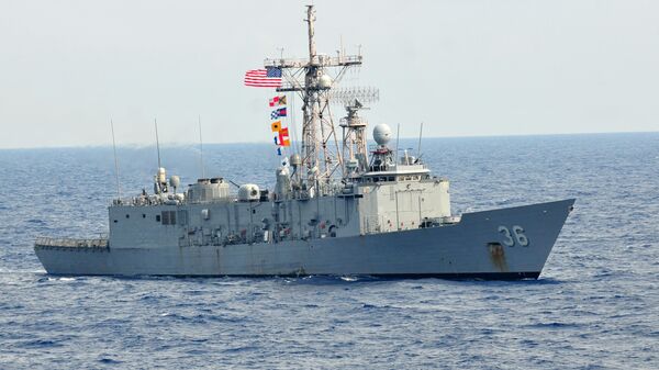 Фрегат ВМС США Андервуд типа Oliver Hazard Perry Фрегат ВМС США Андервуд типа Oliver Hazard Perry