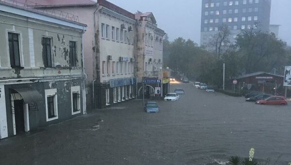 Последствия ливня в Тупасе Последствия ливня в Тупасе