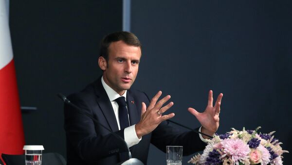 Президент Франции Эммануэль Макрон на пресс-конференции по итогам саммита по Сирии. 27 октября 2018 Президент Франции Эммануэль Макрон на пресс-конференции по итогам саммита по Сирии. 27 октября 2018